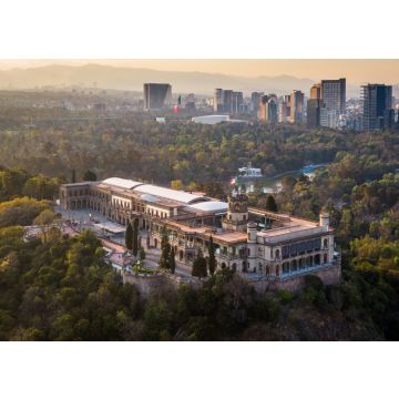 Lais Puzzle - Mexiko-Stadt, Luftaufnahme der Burg Chapultepec bei Sonnenuntergang - 100, 200, 500 & 1.000 Teile