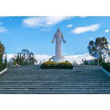 Lais Puzzle - Cristo Rey Statue in Pachuca de Soto - Mexiko. Schöne Christus-Statue auf dem Gipfel des Berges - 100, 200, 500 & 1.000 Teile