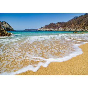 Lais Puzzle - Paradiesischer Sandstrand mit türkisblauem Wasser in Huatulco, Oaxaca, Mexiko - 100, 200, 500 & 1.000 Teile