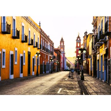 Lais Puzzle - Morgenstraßen in der Kolonialstadt Puebla, Mexiko - 100, 200, 500 & 1.000 Teile