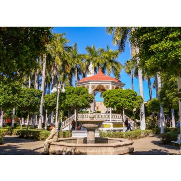 Lais Puzzle - Pavillon und Brunnen im Park von El Fuerte, in der Stadt El Fuerte im Bundesstaat Sinaloa, Mexiko - 100, 200, 500 & 1.000 Teile