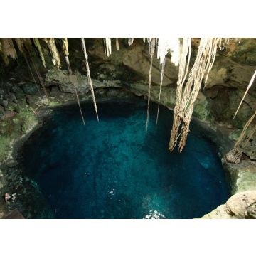 Lais Puzzle - Draufsicht auf eine unterirdische Flusshöhle, bekannt als "Cenote", in Cuzama, Yucatan, Mexiko - 100, 200, 500 & 1.000 Teile