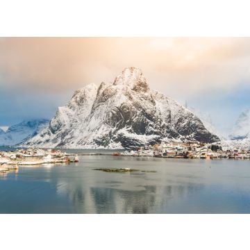 Lais Puzzle - Reine, Lofoten Inseln, Norwegen. Winteransicht bei Sonnenaufgang - 100, 200, 500 & 1.000 Teile