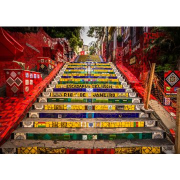 Lais Puzzle - Die Selaron-Treppe im historischen Zentrum von Rio de Janeiro, Brasilien - 100, 200, 500 & 1.000 Teile