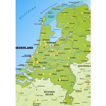 Lais Puzzle - Karte Niederlande - 100, 200, 500 & 1.000 Teile
