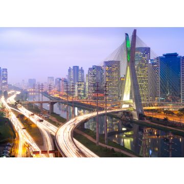 Lais Puzzle - Skyline von Sao Paulo bei Nacht, Brasilien - 100, 200, 500 & 1.000 Teile