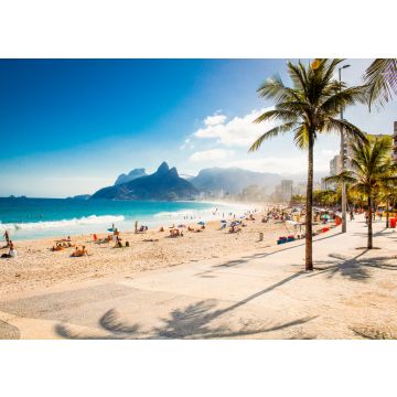 Lais Puzzle - Palmen und Zwei-Brüder-Berg am Strand von Ipanema, Rio de Janeiro - 100, 200, 500 & 1.000 Teile