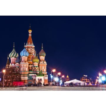Lais Puzzle - Moskau St. Basilius Kathedrale Nachtaufnahme - 100, 200, 500 & 1.000 Teile