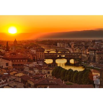 Lais Puzzle - Florenz, Fluss Arno und Ponte Vecchio bei Sonnenuntergang, Italien - 100, 200, 500 & 1.000 Teile