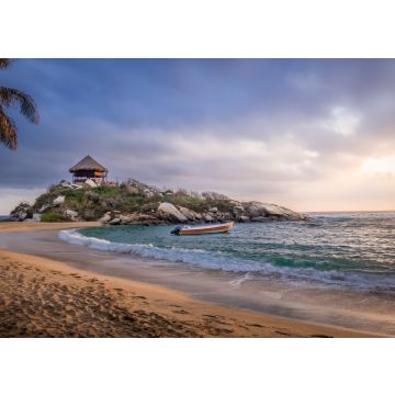 Lais Puzzle - Sonnenaufgang und Strandhütte am Cabo San Juan - Tayrona Natural National Park, Kolumbien - 100, 200, 500 & 1.000 Teile