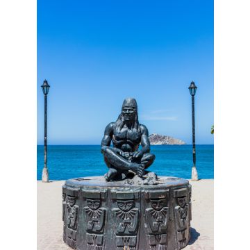 Lais Puzzle - Wasserfrant Statue Tayrona Mann von Santa Marta Magdalena in Kolumbien Südamerika - 100, 200, 500 & 1.000 Teile