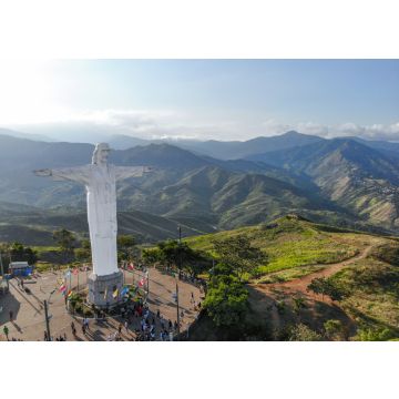 Lais Puzzle - Cristo Rey Statue mit Blick auf die Stadt Kolumbien - 100, 200, 500 & 1.000 Teile