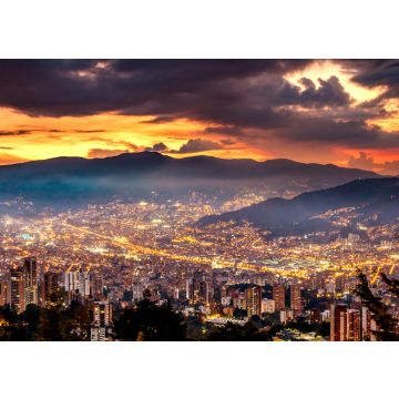 Lais Puzzle - Sonnenuntergang über Medellin, Kolumbien - 100, 200, 500 & 1.000 Teile