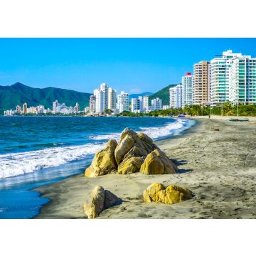Lais Puzzle - Schöner Salguero Strand in Santa Marta, Kolumbien - 100, 200, 500 & 1.000 Teile