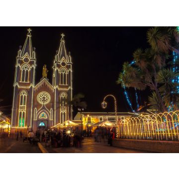 Lais Puzzle - Weihnachtsbeleuchtung in Corrales Boyacá Kolumbien - 100, 200, 500 & 1.000 Teile