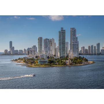 Lais Puzzle - Panoramablick auf die Stadt "Cartagena de las Indias" in Kolumbien, aufgenommen von einem Schiff bei der Ankunft in der Stadt - 100, 200, 500 & 1.000 Teile