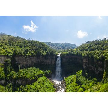 Lais Puzzle - Luftaufnahme des El Salto de Tequendama, einer der imposantesten Wasserfälle in Kolumbien, gespeist vom verschmutzten Bogotá-Fluss - 100, 200, 500 & 1.000 Teile