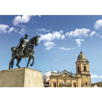 Lais Puzzle - Die Hauptstadt von Boyacá, Eskulptur von Simón Bolivar, dem Befreier, Kolumbien - 100, 200, 500 & 1.000 Teile