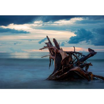 Lais Puzzle - Coveñas Sucre Kolumbien Holzblock in der Mitte des Meeres mit einem Sonnenuntergang - 100, 200, 500 & 1.000 Teile
