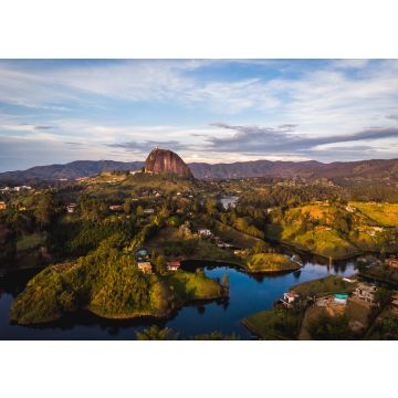 Lais Puzzle - Felsenansicht Berg mit Wolken piedra del peñol antioquia kolumbien - 100, 200, 500 & 1.000 Teile