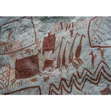 Lais Puzzle - Detail der Malereien auf einem Felsen in "La Lindosa", Guaviare, Kolumbien - 100, 200, 500 & 1.000 Teile