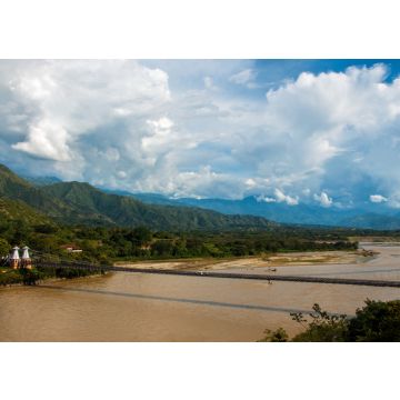 Lais Puzzle - Puente De Occidente Brücke über den Cauca-Fluss gegen bewölkten Himmel, Kolumbien - 100, 200, 500 & 1.000 Teile