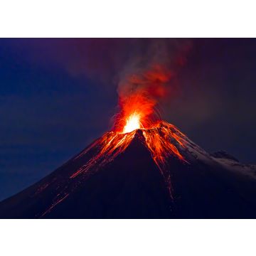 Lais Puzzle - Vulkan Tungurahua mit blauem Himmel, Ecuador - 100, 200, 500 & 1.000 Teile