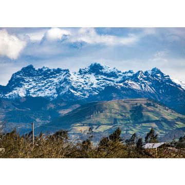 Lais Puzzle - Warten auf den Sonnenuntergang mit dem Carihuairazo, den Sie im Sektor Santa Rosa gesehen haben, Ambato, Ecuador. - 100, 200, 500 & 1.000 Teile