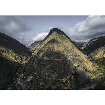 Lais Puzzle - Roter Zug in Berglandschaft, Ecuador - 100, 200, 500 & 1.000 Teile