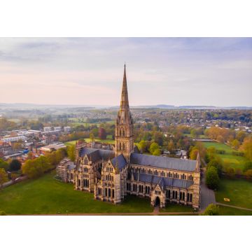 Lais Puzzle - Luftaufnahme der Kathedrale von Salisbury, England - 100, 200, 500 & 1.000 Teile