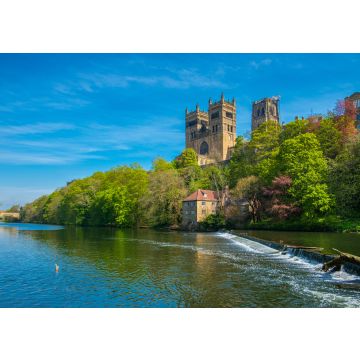 Lais Puzzle - Die Kathedrale von Durham und der Fluss Wear im Frühling in Durham, England - 100, 200, 500 & 1.000 Teile
