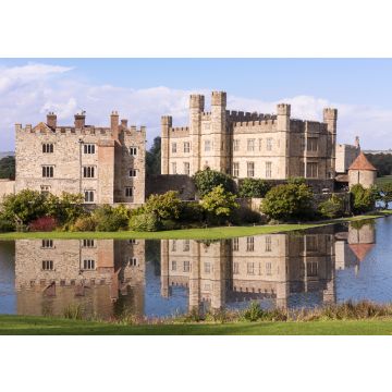 Lais Puzzle - Leeds Castle Festung England Graben Reflexion - 100, 200, 500 & 1.000 Teile