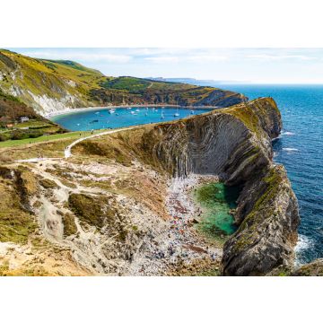 Lais Puzzle - Lulworth Bucht in der Landschaft, England - 100, 200, 500 & 1.000 Teile