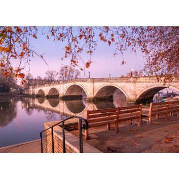 Lais Puzzle - Herbstszene mit der historischen Brückenarchitektur in Richmond Upon Thames, London - 100, 200, 500 & 1.000 Teile