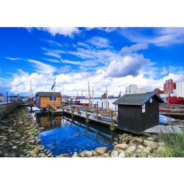 Lais Puzzle - Blick auf den Flensburger Hafen, Schleswig-Holstein, Norddeutschland. - 40, 100, 200, 500, 1.000 & 2.000 Teile