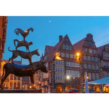Lais Puzzle - Ansicht der berühmten Statue in Bremen, Deutschland - 100, 200, 500 & 1.000 Teile