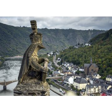 Lais Puzzle - Blick auf die Statue der Burg Cochem, Bundesland Rheinland-Pfalz, Deutschland. - 100, 200, 500 & 1.000 Teile