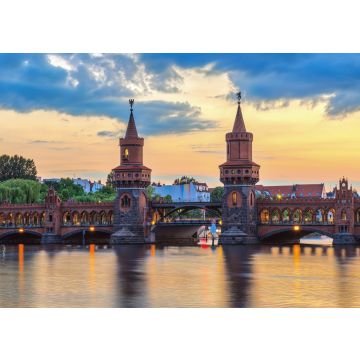 Lais Puzzle - Blick auf die Stadt Berlin an der Oberbaumbrücke und die Spree, Berlin, Deutschland - 100, 200, 500 & 1.000 Teile