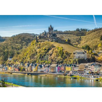 Lais Puzzle - Ansicht der historischen Stadt Cochem mit Mosel, Rheinland-Pfalz, Deutschland. - 100, 200, 500 & 1.000 Teile