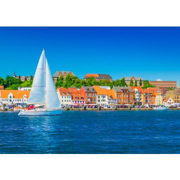 Lais Puzzle - Blick auf die Stadt Flensburg, Deutschland. - 40, 100, 200, 500, 1.000 & 2.000 Teile