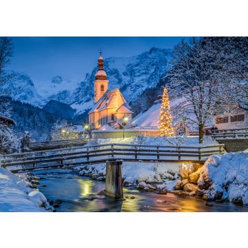 Lais Puzzle - Ansicht der Kirche in Ramsau, Deutschland - 100, 200, 500 & 1.000 Teile