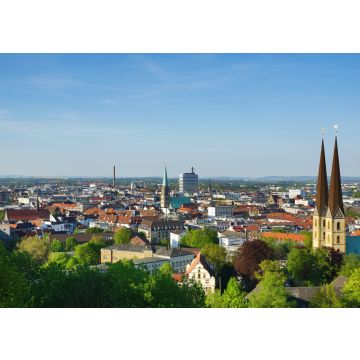 Lais Puzzle - Blick auf die Stadt Bielefeld mit der Nikolaikirche und der Neustädter Marienkirche, Deutschland. - 100, 200, 500 & 1.000 Teile