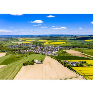 Lais Puzzle - Blick auf Landwirtschaft mit Getreidefeldern und Rapsanbau, Usingen, Schwalbach, Hochtaunuskreis, Hessen, Deutschland. - 100, 200, 500 & 1.000 Teile