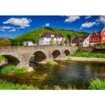 Lais Puzzle - Ansicht der alten Ahrbrücke bei Rech im Ahrtal, Rheinland-Pfalz, Deutschland. - 100, 200, 500 & 1.000 Teile