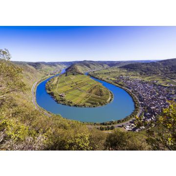 Lais Puzzle - Blick auf die Moselschleife in der Nähe der Ortschaft Bremm, Landkreis Cochem-Zell, Mosel, Rheinland-Pfalz, Deutschland. - 100, 200, 500 & 1.000 Teile