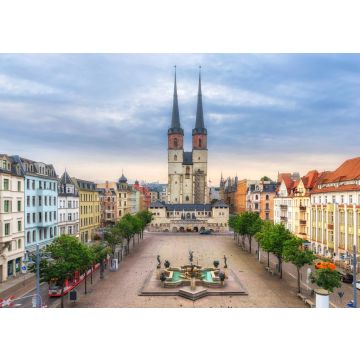 Lais Puzzle - Blick auf den Hallmarkt und die Marktkirche, Sachsen-Anhalt, Deutschland. - 100, 200, 500 & 1.000 Teile