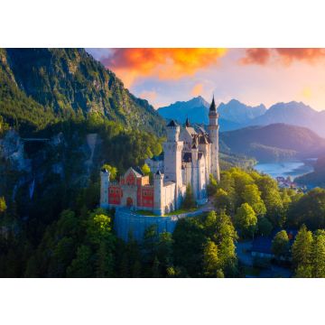 Lais Puzzle - Ansicht von Schloss Neuschwanstein, Füssen, Bayern, Deutschland - 40, 100, 200, 500, 1.000 & 2.000 Teile