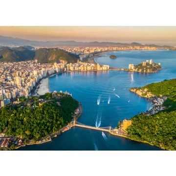 Lais Puzzle - Bucht von São Vicente mit Santos am Fuße im Bundesstaat São Paulo - Brasilien - 100, 200, 500 & 1.000 Teile