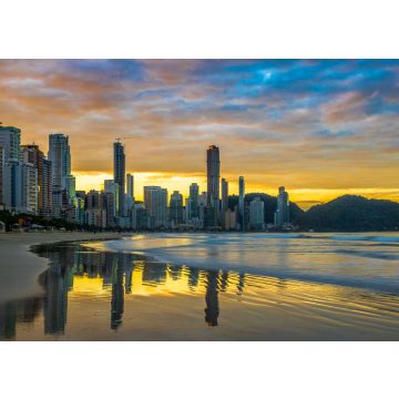 Lais Puzzle - Balneário Camboriú (Brasilien) Skyline bei Sonnenuntergang - 100, 200, 500 & 1.000 Teile