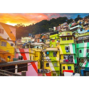 Lais Puzzle - Rio de Janeiro: Stadtzentrum und Favela, Brasilien - 100, 200, 500 & 1.000 Teile